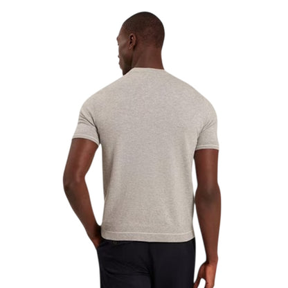 Light Grey - Back - Ted Baker Mens Stitched T-Shirt