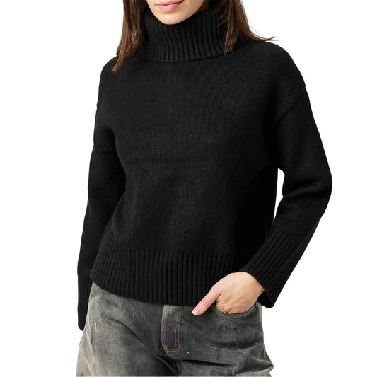 Black - Front - Nobody´s Child Womens-Ladies Knitted Jumper