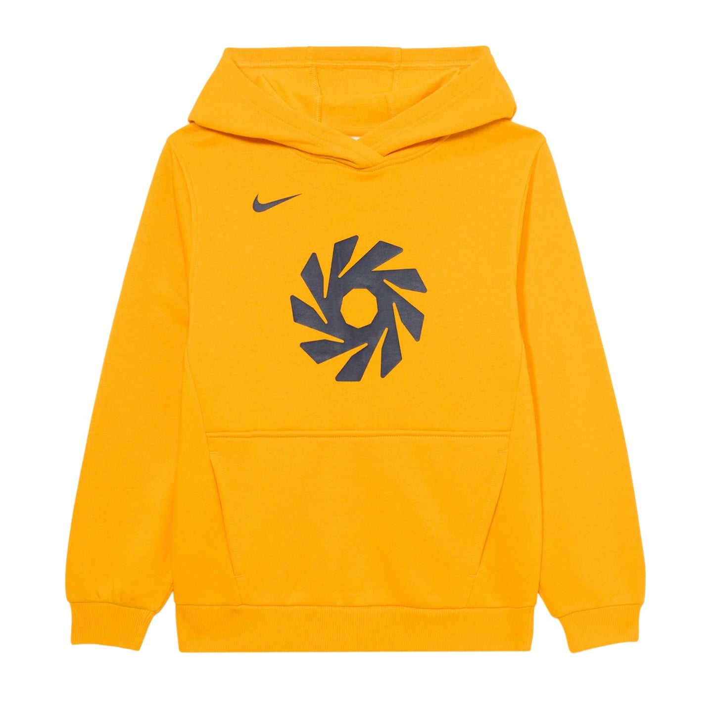 University Gold - Front - Nike Childrens-Kids Graphic Print Logo Hoodie