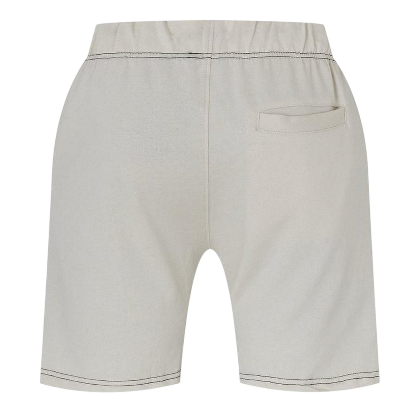 Red - Back - DFND London Mens Race Contrast Athletic Shorts