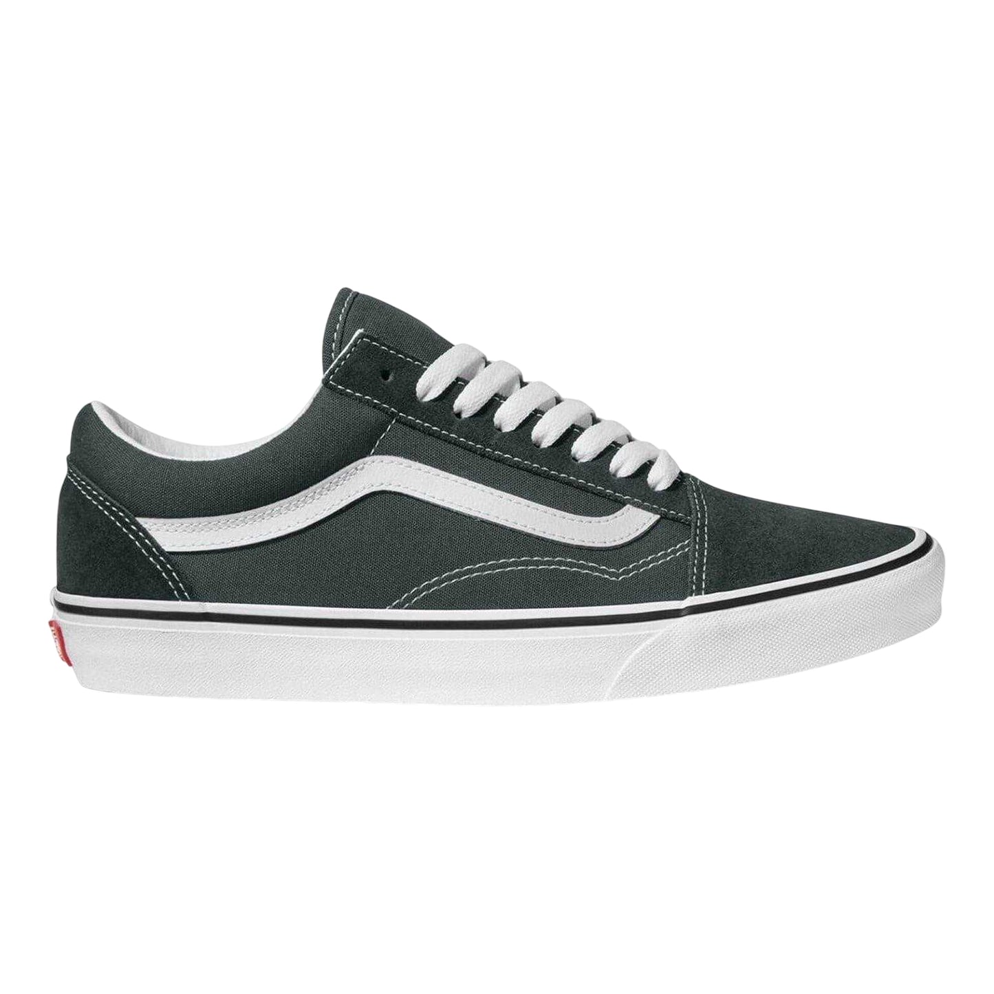 Scarab - Front - Vans Mens Old Skool Canvas Trainers