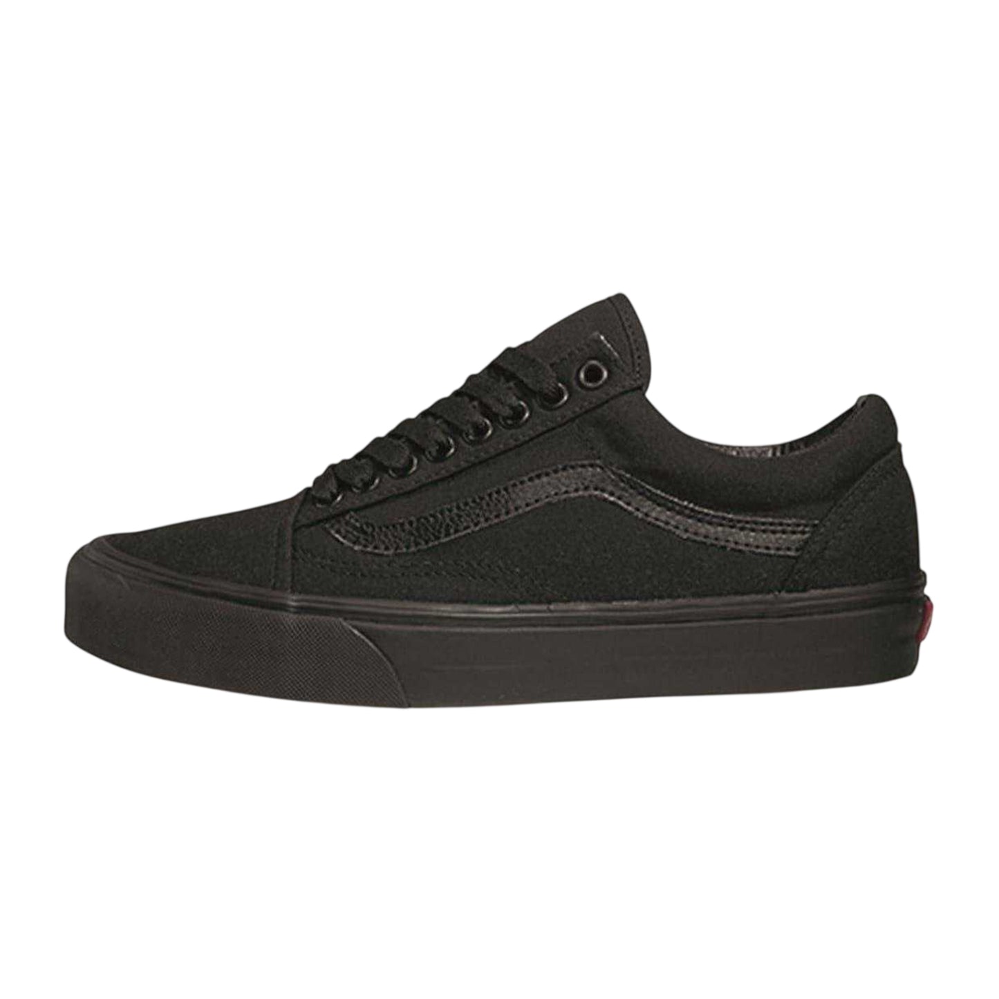 Black - Back - Vans Mens Old Skool Canvas Trainers