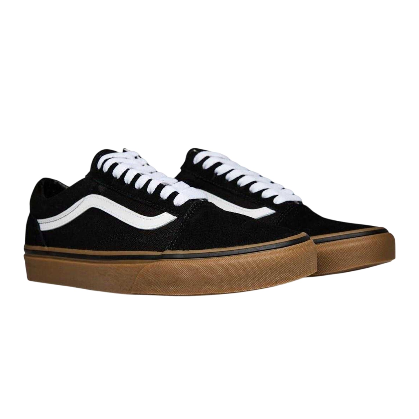 Black-Gum - Lifestyle - Vans Mens Old Skool Canvas Trainers