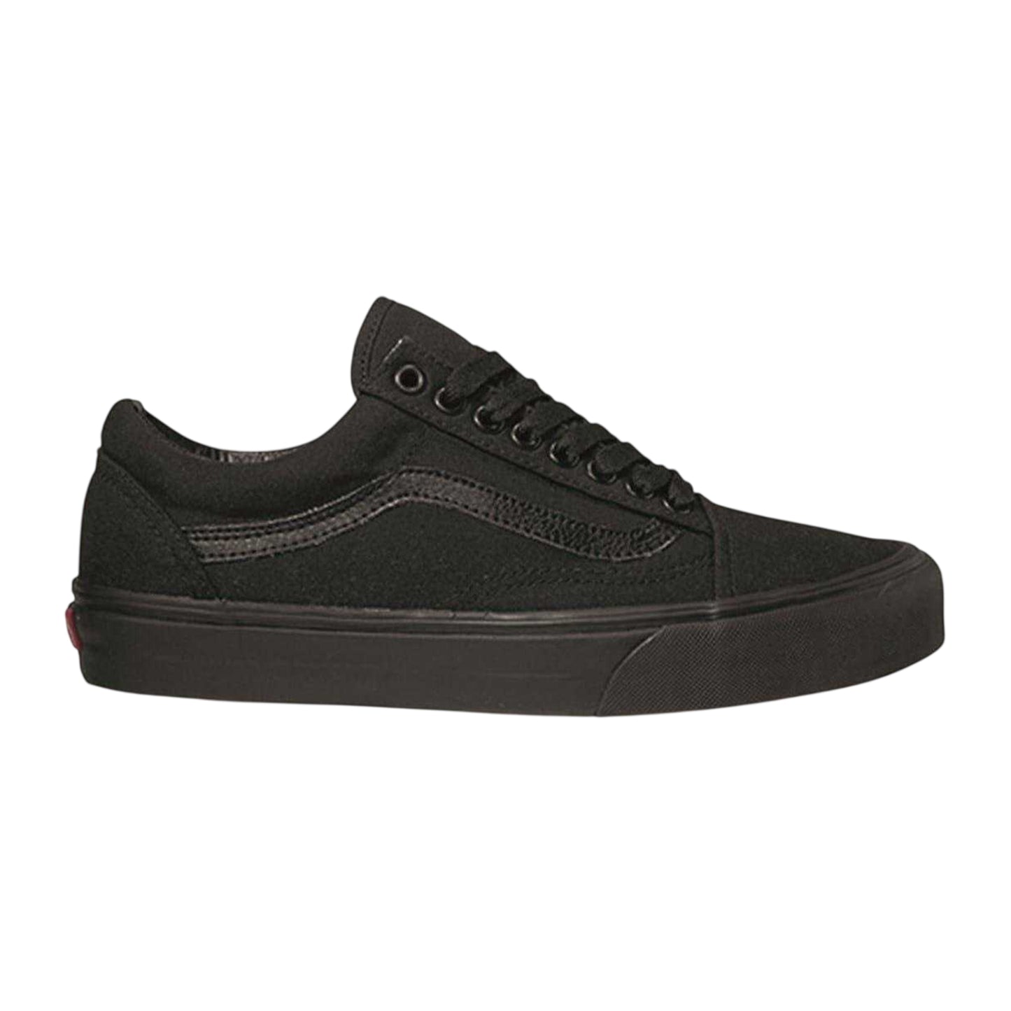 Black - Front - Vans Mens Old Skool Canvas Trainers