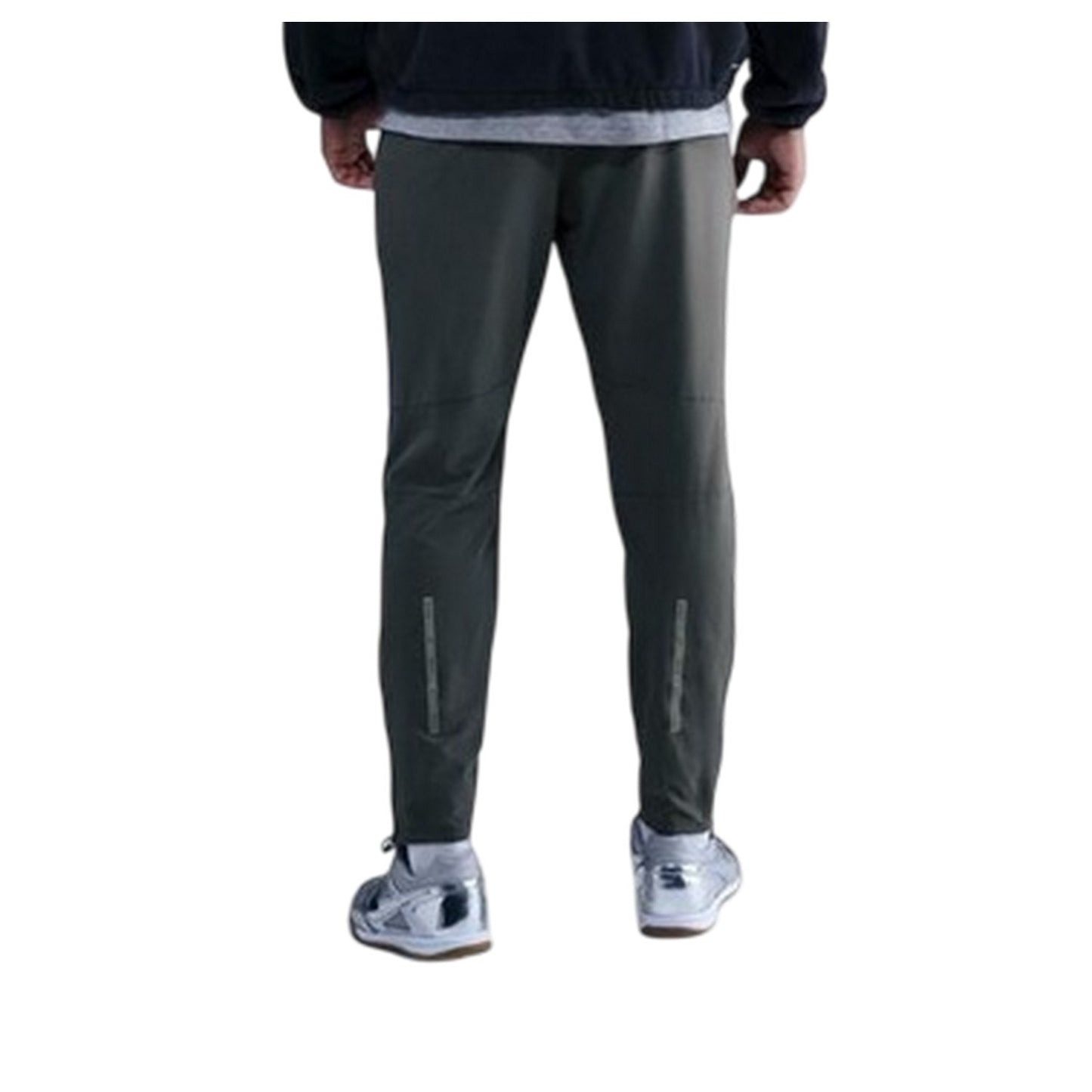 Grey - Back - Nike Mens Run Jogging Bottoms