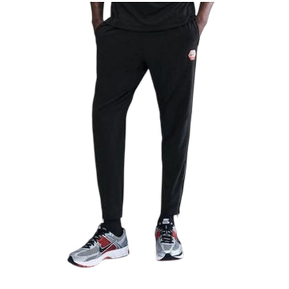 Black-Red - Front - Nike Mens Run Jogging Bottoms