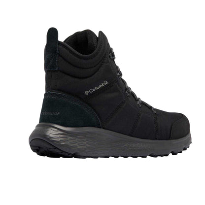 Black - Back - Columbia Mens Fairbanks Lace Up Winter Boots