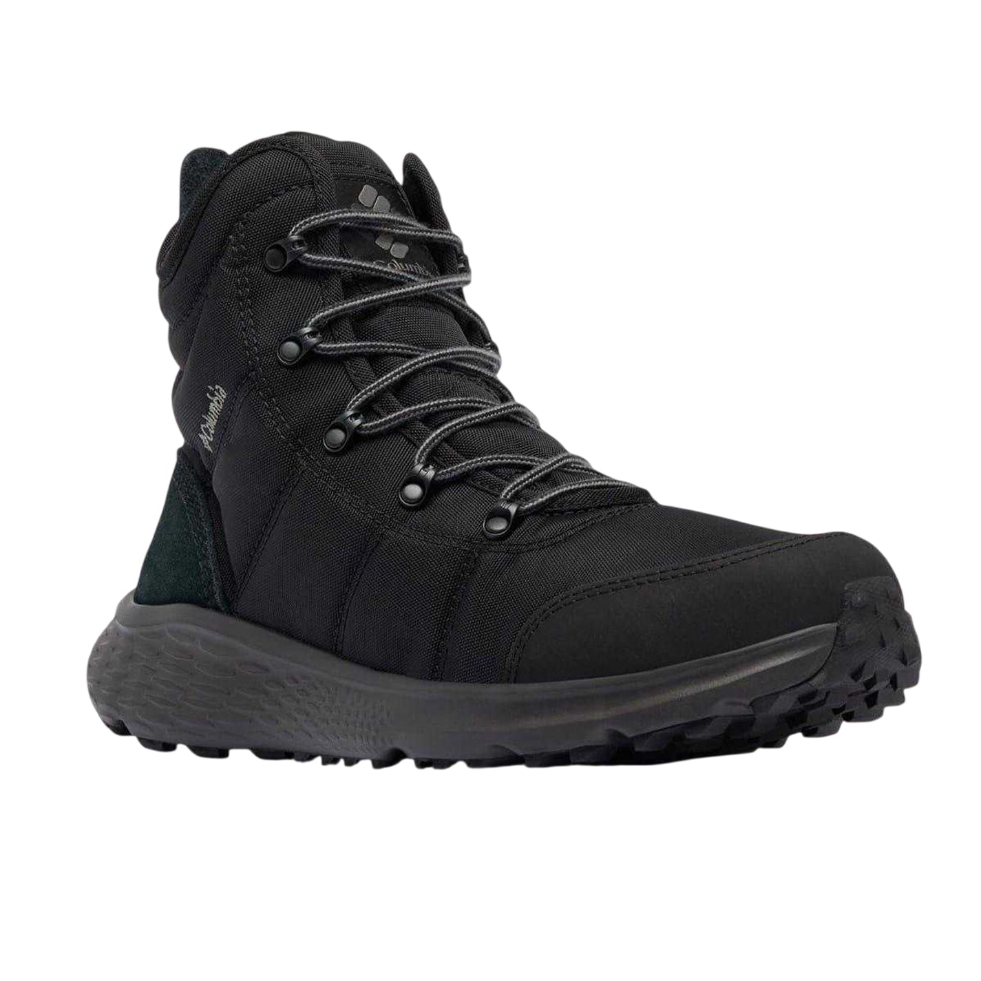 Black - Lifestyle - Columbia Mens Fairbanks Lace Up Winter Boots