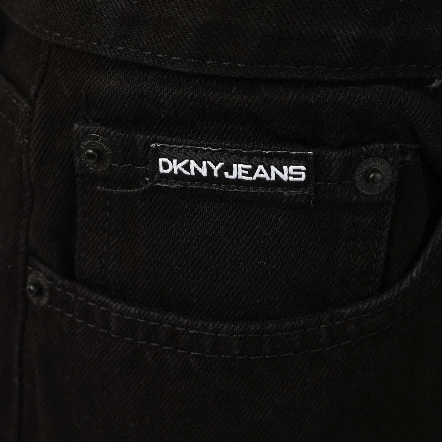 Black - Side - DKNY Womens-Ladies Broome Vintage High Rise Jeans