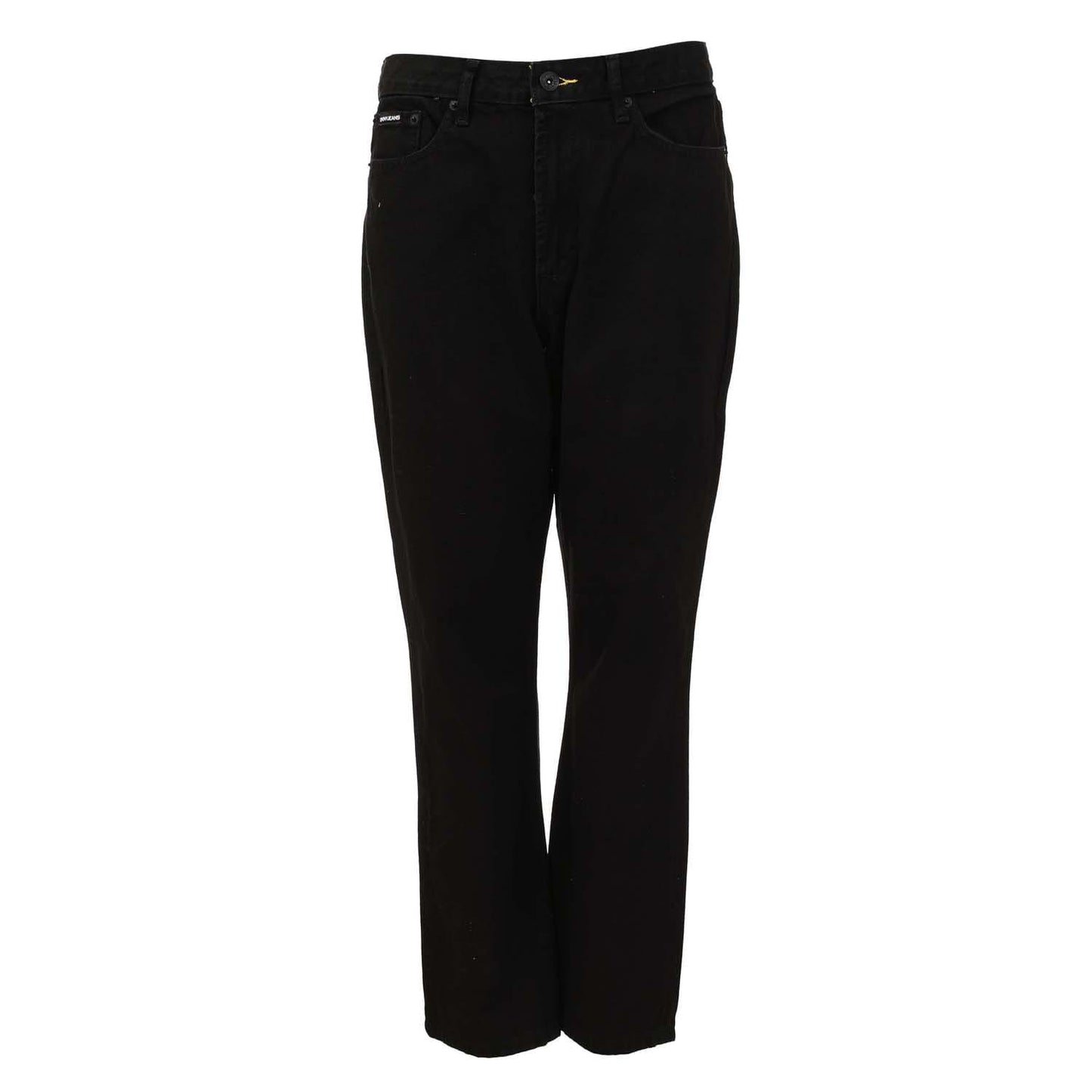 Black - Front - DKNY Womens-Ladies Broome Vintage High Rise Jeans