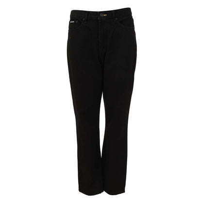 Black - Front - DKNY Womens-Ladies Broome Vintage High Rise Jeans