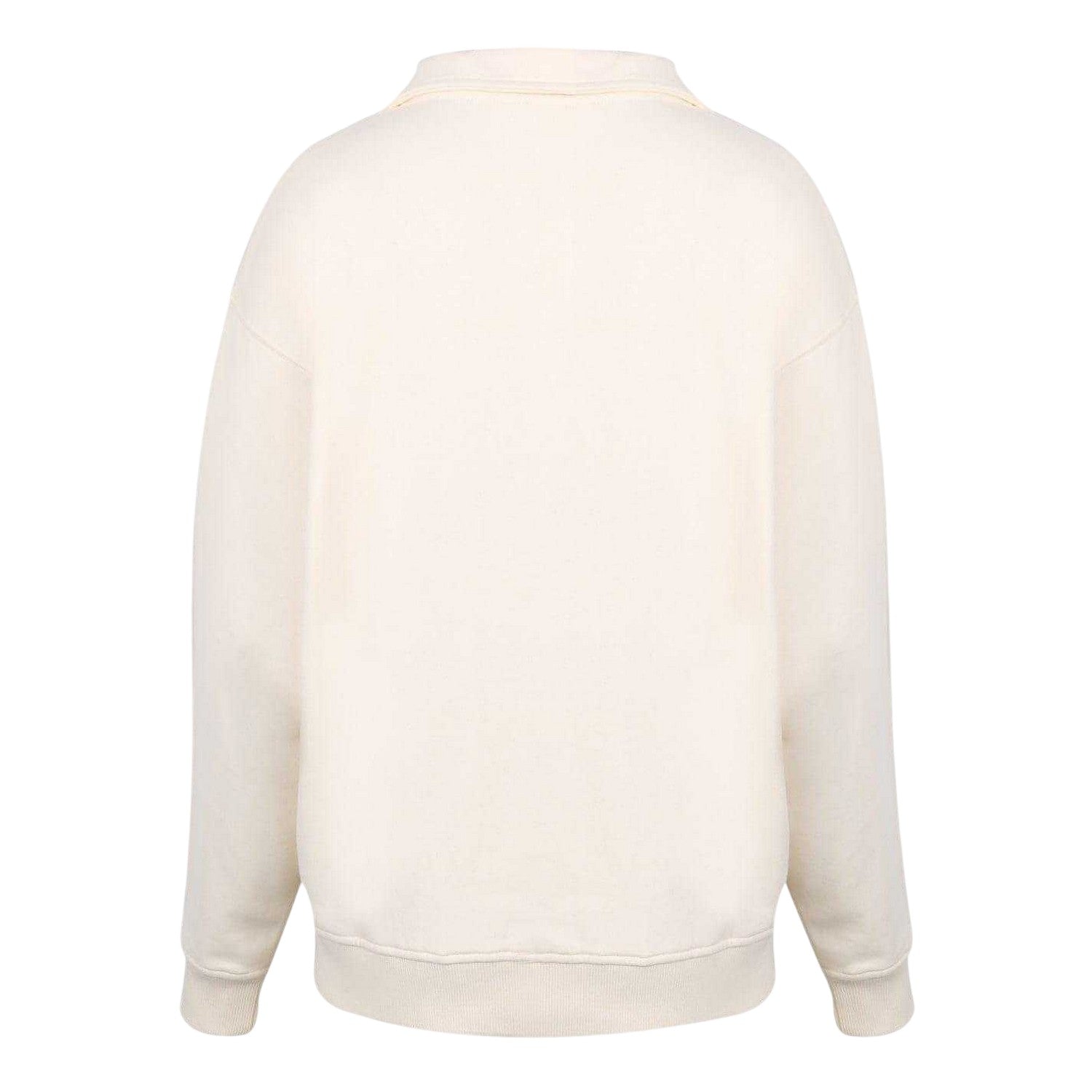 White - Back - Slazenger Womens-Ladies Embroidered Logo Drop Shoulder Relaxed Fit Tennis Sweatshirt