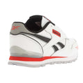 White - Back - Reebok Childrens-Kids Classic Step N Flash Shoes