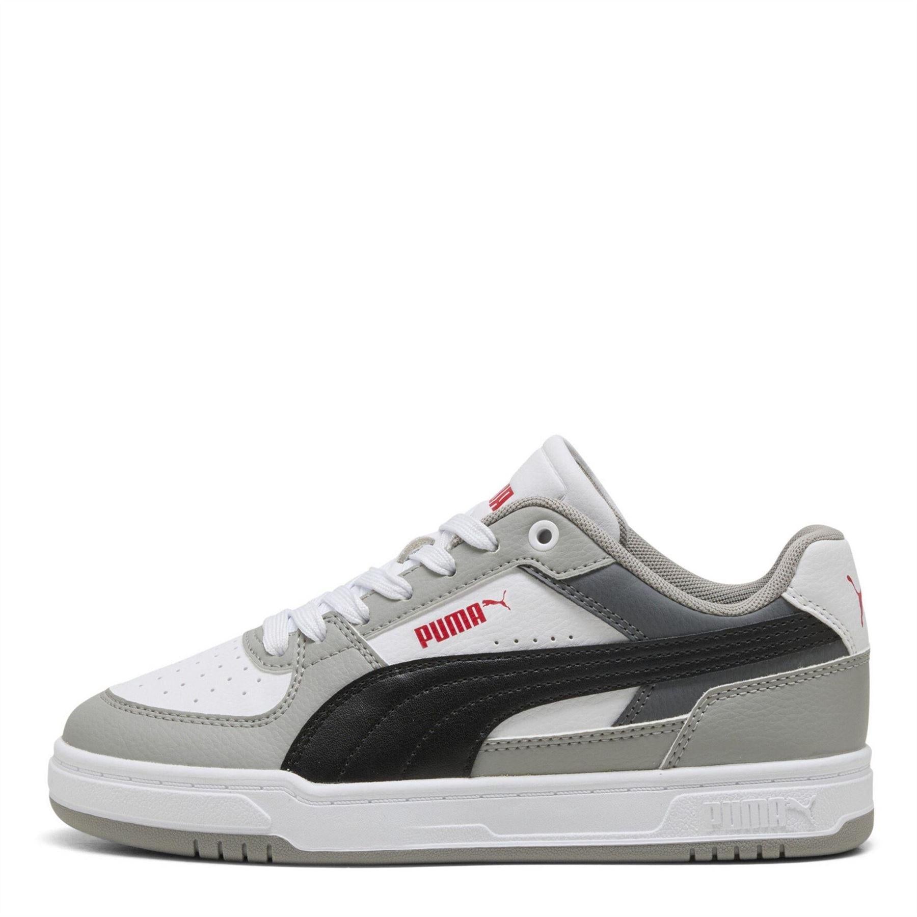 Grey-Black - Back - Puma Childrens-Kids Caven 2.0 Trainers