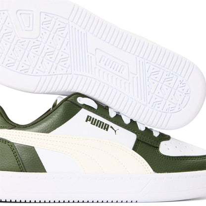 White-Blue - Side - Puma Childrens-Kids Caven 2.0 Trainers