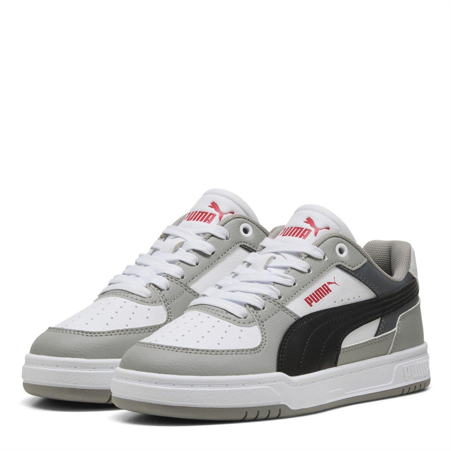 Grey-Black - Front - Puma Childrens-Kids Caven 2.0 Trainers