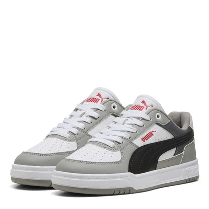 Grey-Black - Front - Puma Childrens-Kids Caven 2.0 Trainers