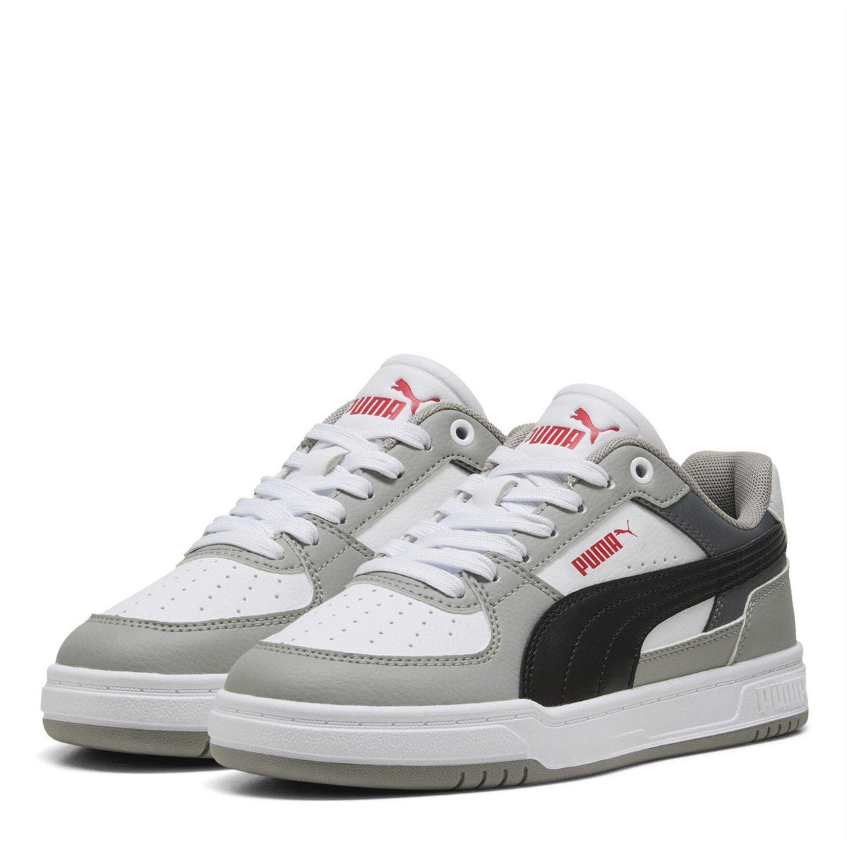 Grey-Black - Front - Puma Childrens-Kids Caven 2.0 Trainers