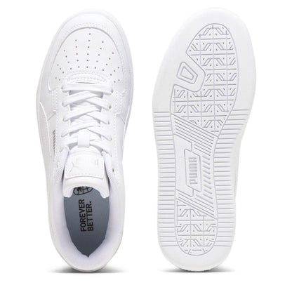White - Side - Puma Childrens-Kids Caven 2.0 Trainers