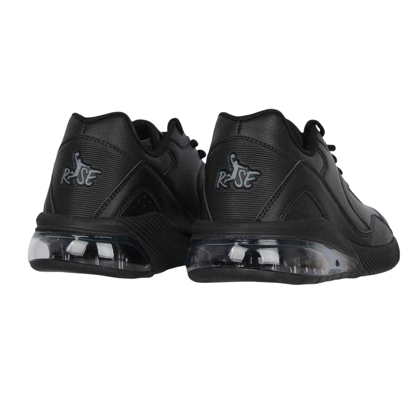 Black - Back - Rise Mens Air Cushioned Basketball Shoes