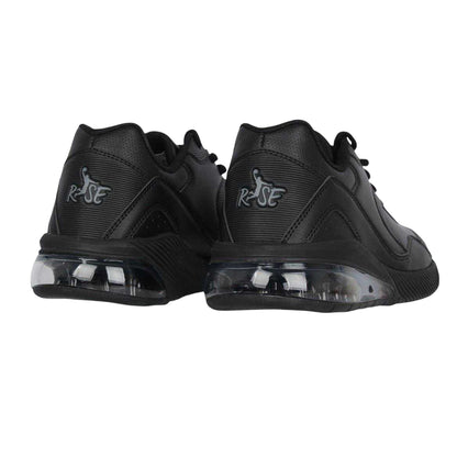 Black - Back - Rise Mens Air Cushioned Basketball Shoes