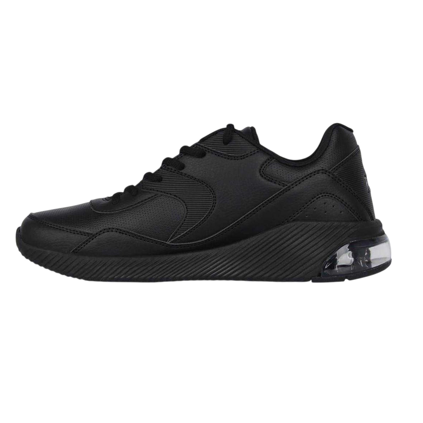 Black - Side - Rise Mens Air Cushioned Basketball Shoes