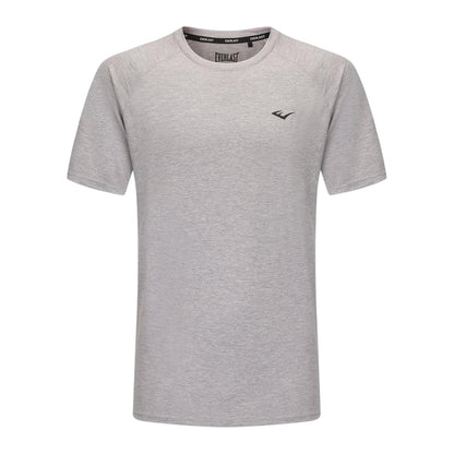Grey Marl - Front - Everlast Mens Chest Logo T-Shirt
