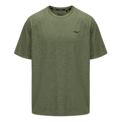 Khaki Marl Marl - Front - Everlast Mens Chest Logo T-Shirt