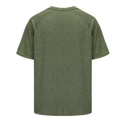 Khaki Marl - Back - Everlast Mens Chest Logo T-Shirt