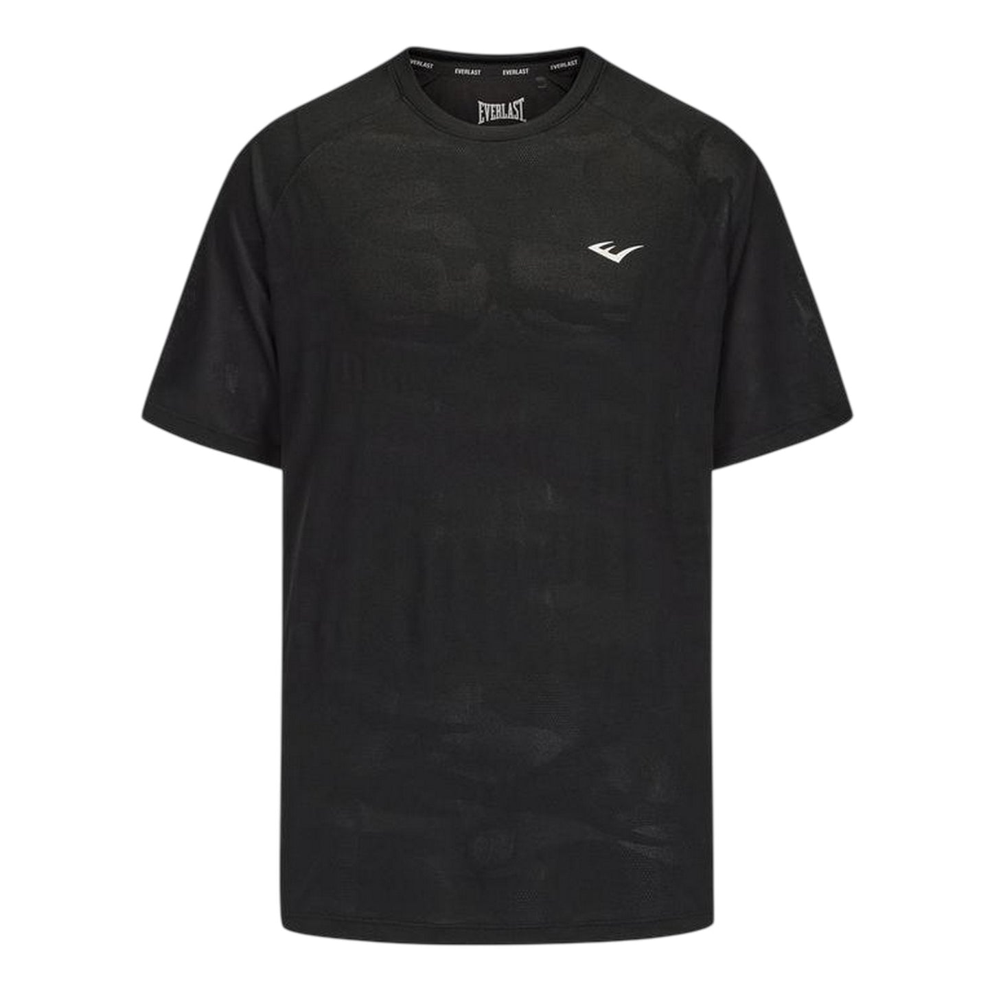 Black - Front - Everlast Mens Chest Logo T-Shirt
