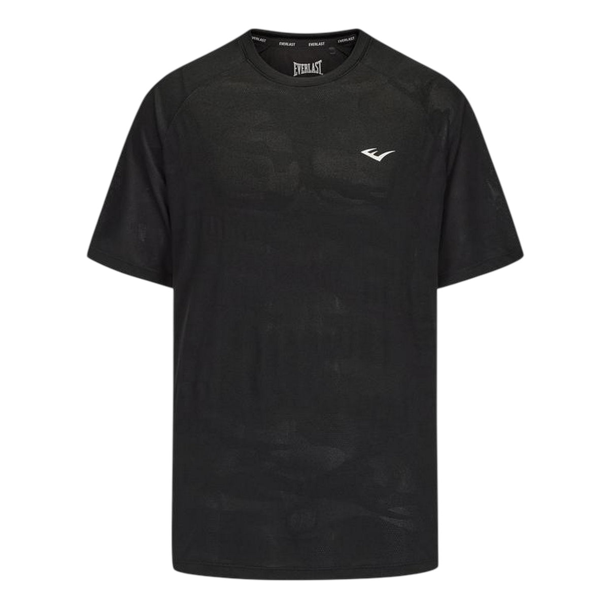 Black - Front - Everlast Mens Chest Logo T-Shirt