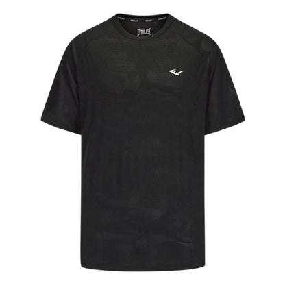 Black - Front - Everlast Mens Chest Logo T-Shirt