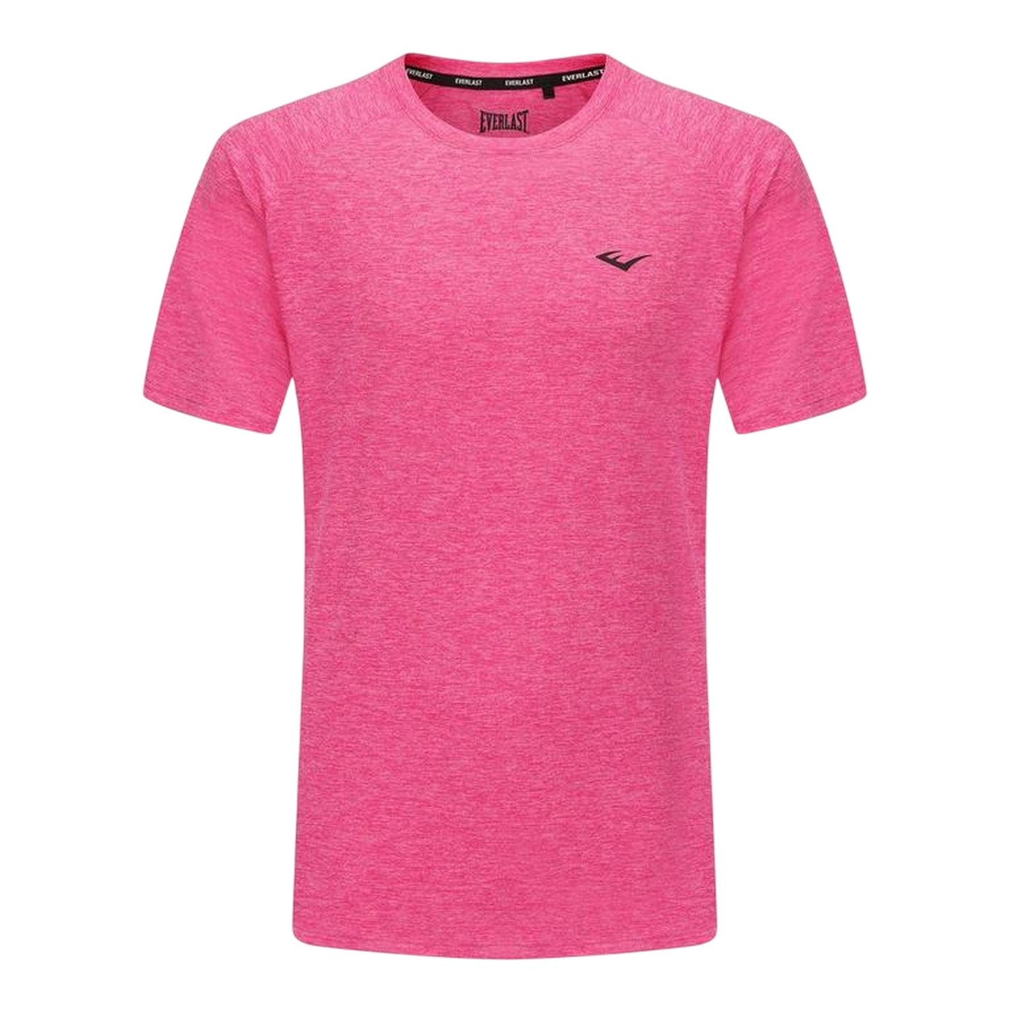 Pink Peony Marl Marl - Front - Everlast Mens Chest Logo T-Shirt