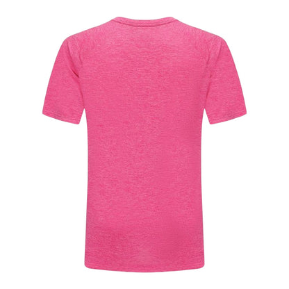 Pink Peony Marl Marl - Back - Everlast Mens Chest Logo T-Shirt