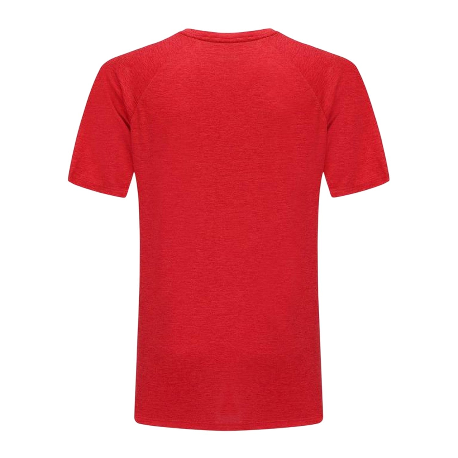 Red Melange Marl - Back - Everlast Mens Chest Logo T-Shirt