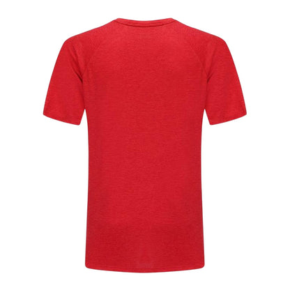 Red Melange Marl - Back - Everlast Mens Chest Logo T-Shirt