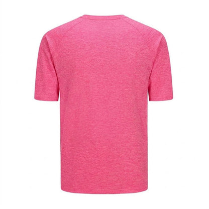 Pink Peony Marl - Back - Everlast Mens Chest Logo T-Shirt