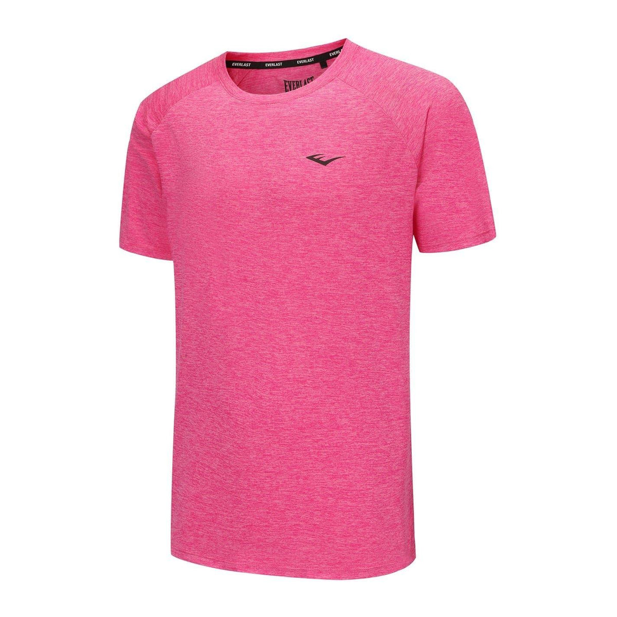 Pink Marl - Side - Everlast Mens Chest Logo T-Shirt