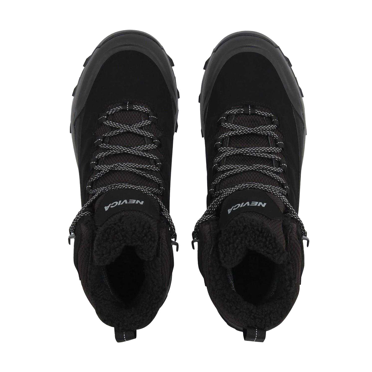 Black - Side - Nevica Mens Lockman Waterproof Winter Boots