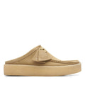 Brown - Front - Clarks Mens Wallabee Suede Cupsole Boat Shoes