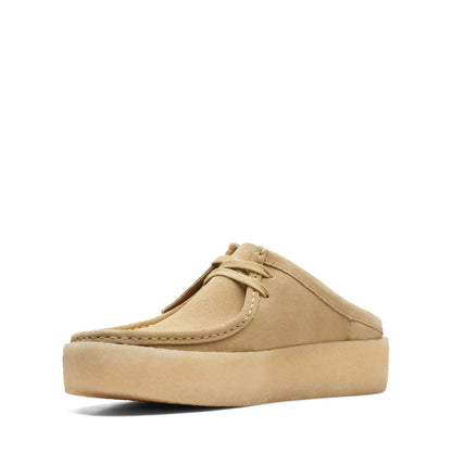 Brown - Lifestyle - Clarks Mens Wallabee Suede Cupsole Boat Shoes