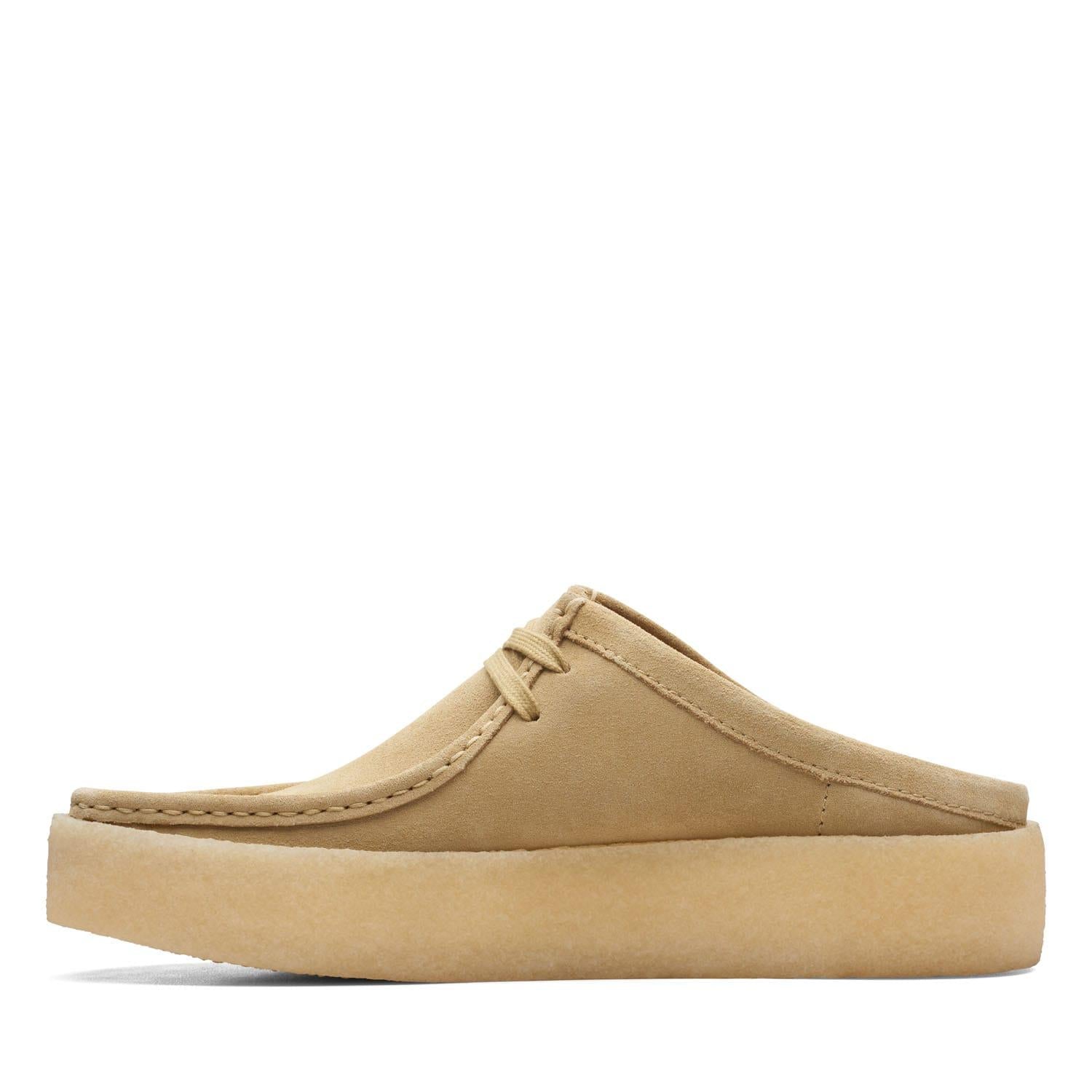 Brown - Pack Shot - Clarks Mens Wallabee Suede Cupsole Boat Shoes