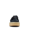 Black - Side - Clarks Mens Wallabee Suede Cupsole Boat Shoes