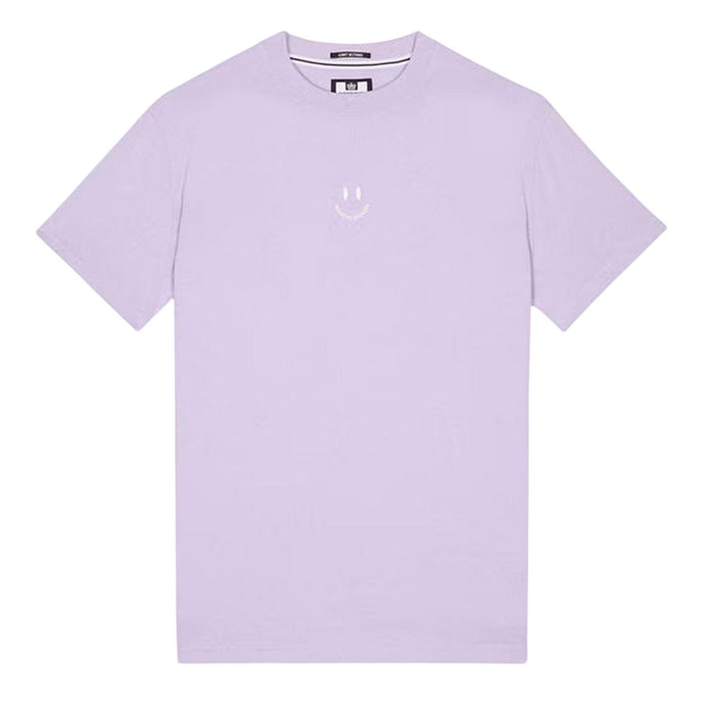 Purple - Front - Weekend Offender Mens Smile Graphic Regular Short-Sleeved T-Shirt