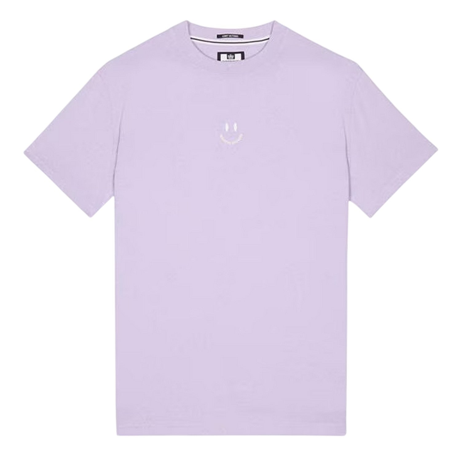 Purple - Front - Weekend Offender Mens Smile Graphic Regular Short-Sleeved T-Shirt