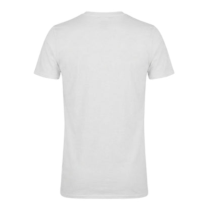 White - Back - AWD Mens Carabao Cup Printed Cotton T-Shirt