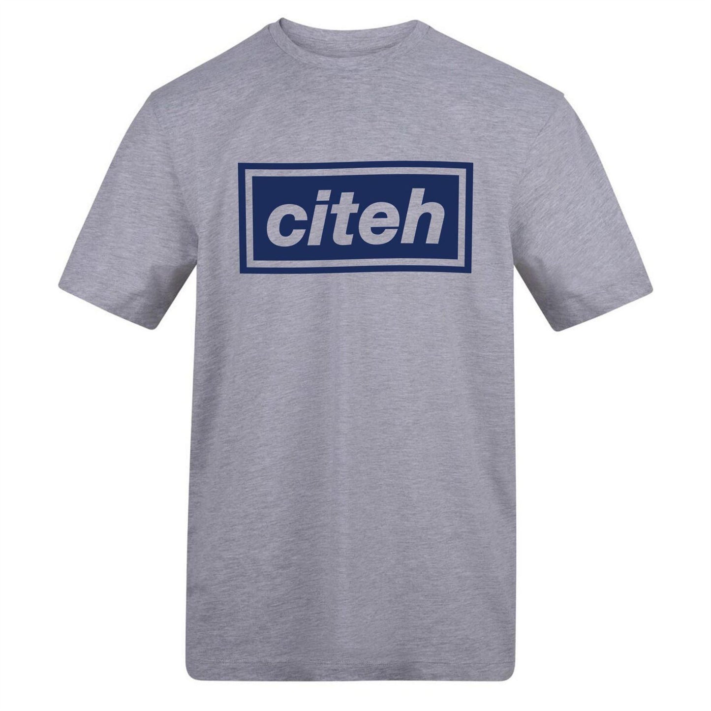 Grey - Front - AWD Mens Carabao Cup Printed Cotton T-Shirt