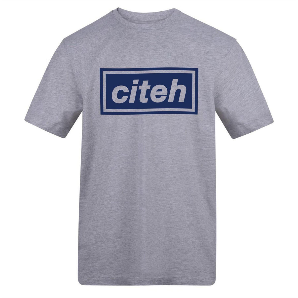 Grey - Front - AWD Mens Carabao Cup Printed Cotton T-Shirt