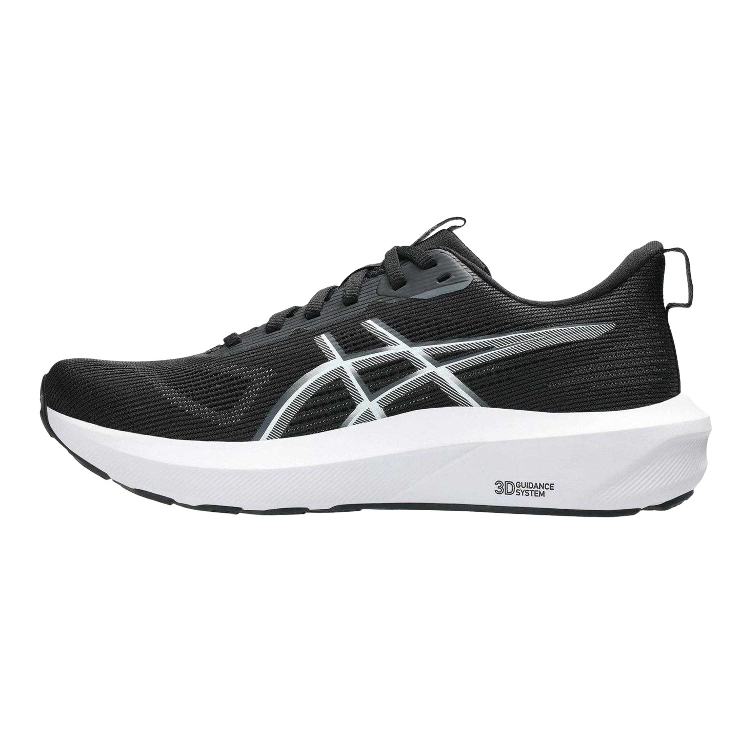 Black-White - Side - Asics Womens-Ladies GT-1000 14 Running Shoes