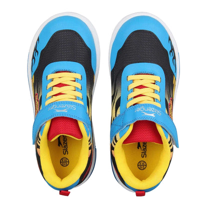 Blue - Side - Slazenger Childrens-Kids Go 2.0 Light Up Trainers